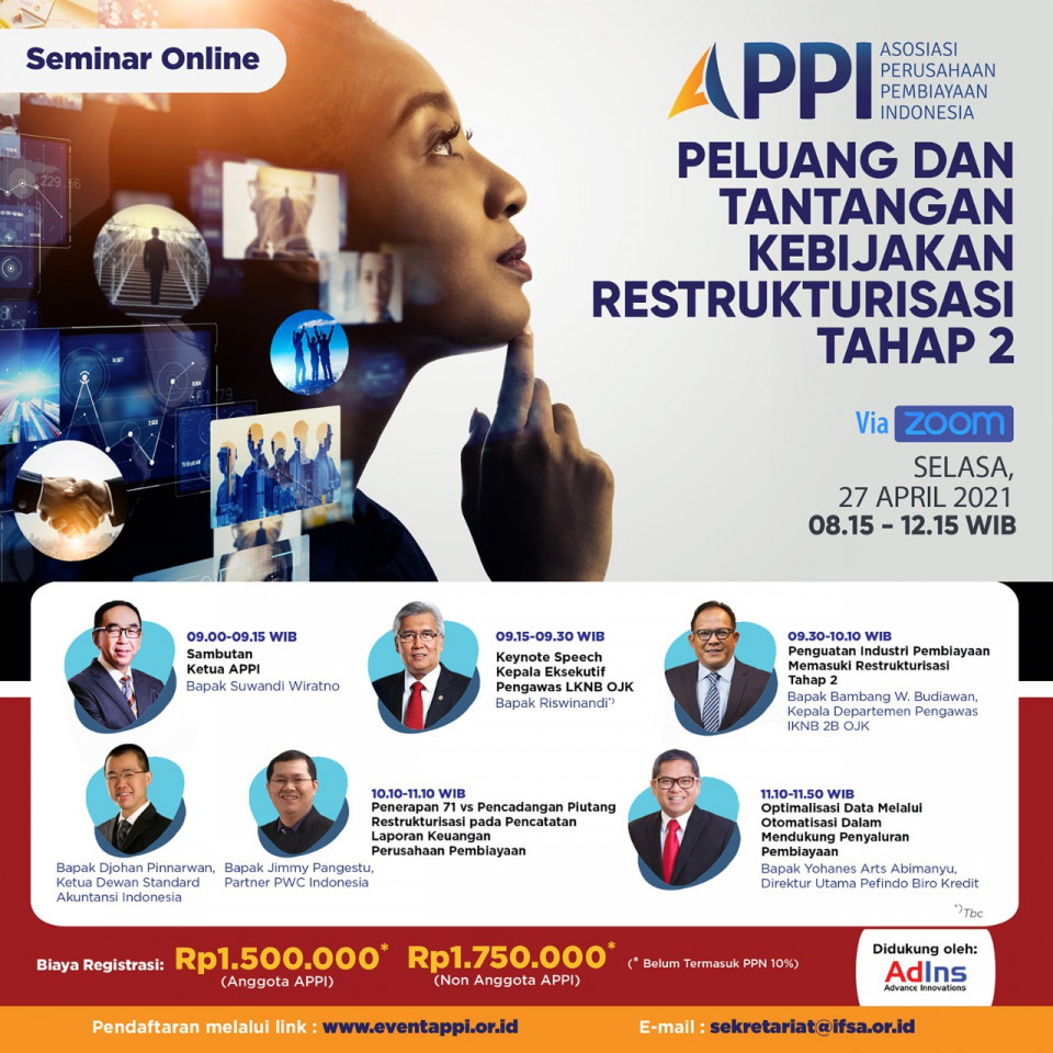 Seminar Online Peluang dan Tantangan Kebijakan Restrukturisasi Tahap 2