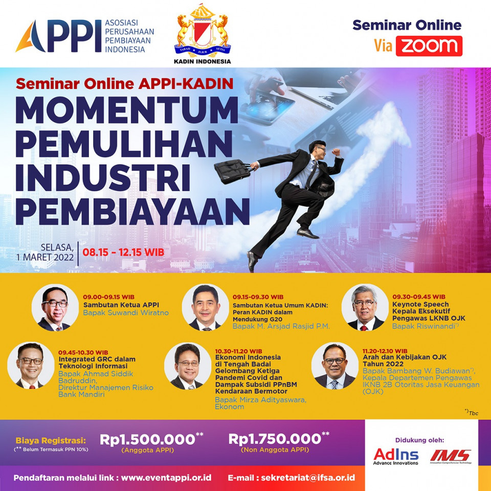 Seminar Online Momentum Pemulihan Industri Pembiayaan