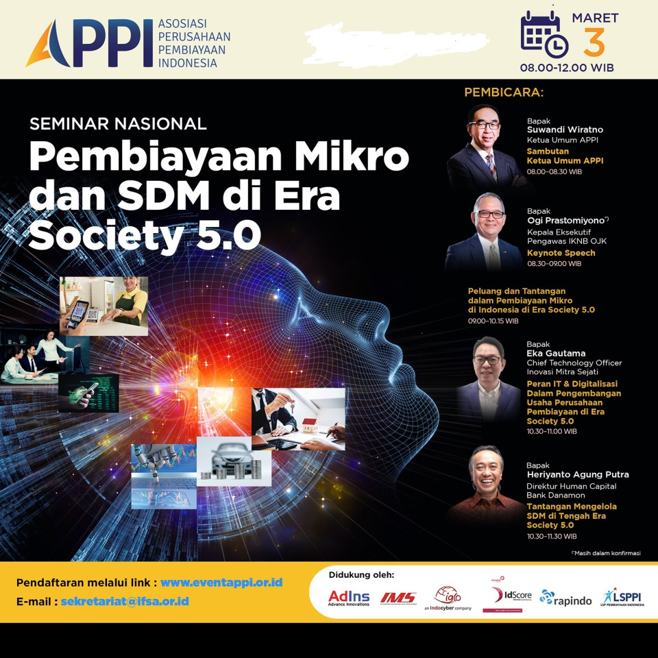 Seminar Nasional Pembiayaan Mikro dan SDM di Era Society 5.0