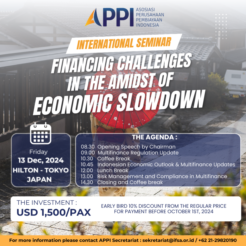 International Seminar  Financing Challenges in The Amidst of Economic Slowdown