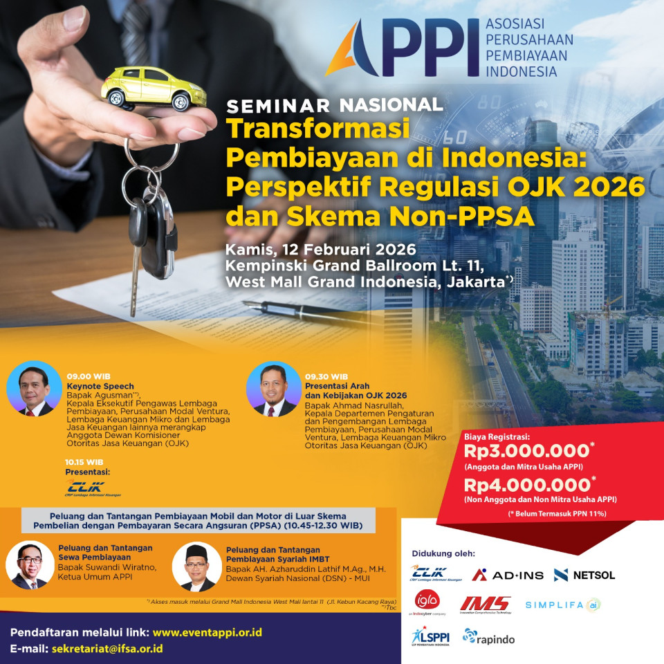 Seminar Nasional Transformasi Pembiayaan di Indonesia: Perspektif Regulasi OJK 2026 dan Skema Non-PPSA
