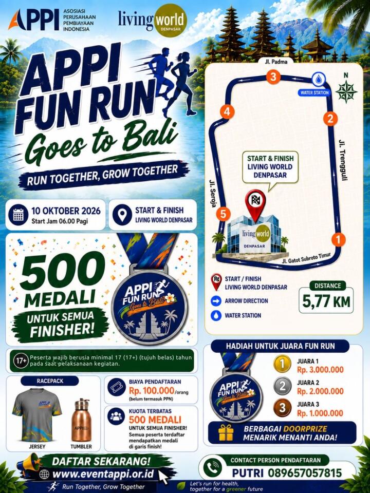 APPI Fun Run Goes to Bali